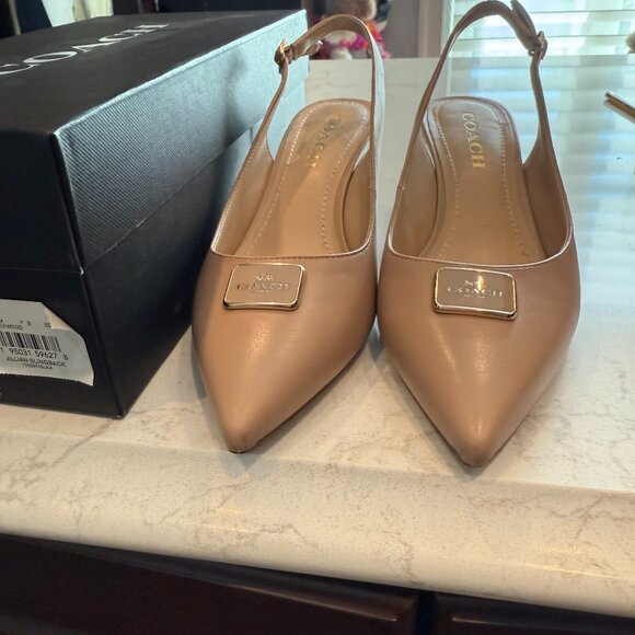 Coach Slingback Shoes - Size 7 - Picture 1 of 4